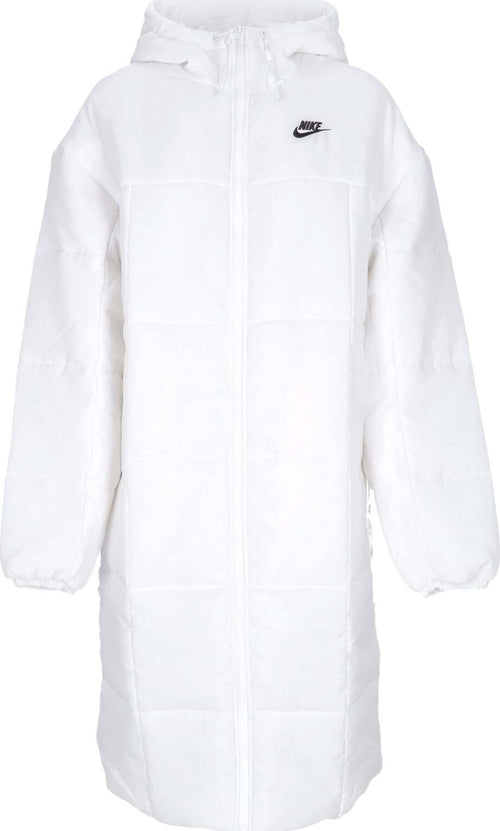 Nike-Piumino-Lungo-Donna-Thermic-Classic-Parka-White/black-da-donna