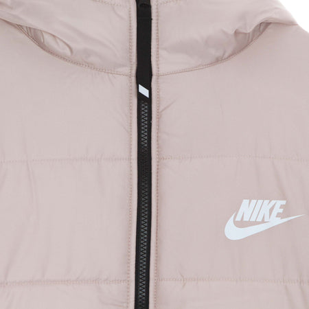 Nike-Piumino-Lungo-Donna-W-Therma-Fit-Repel-Classic-Hooded-Parka-White/black/black-da-donna