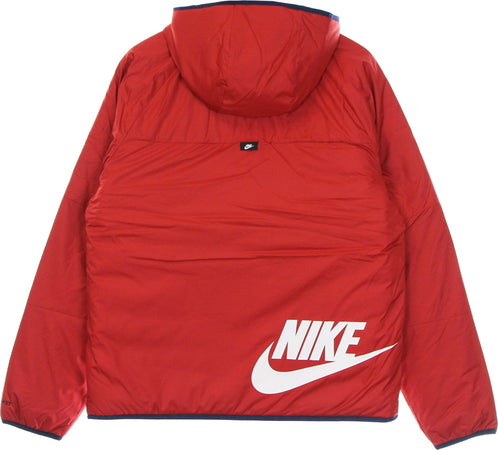 Nike-Piumino-Uomo-Therma-Fit-Legacy-Reversible-Hooded-Jacket-Gym-Red/midnight-Navy/sail-da-uomo
