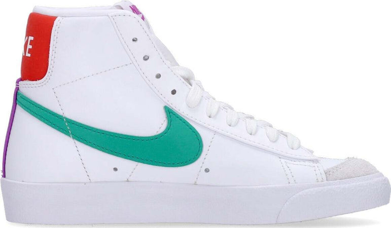 Nike-Scarpa-Alta-Donna-W-Blazer-Mid-77-White/stadium-Green/picante-Red-da-donna