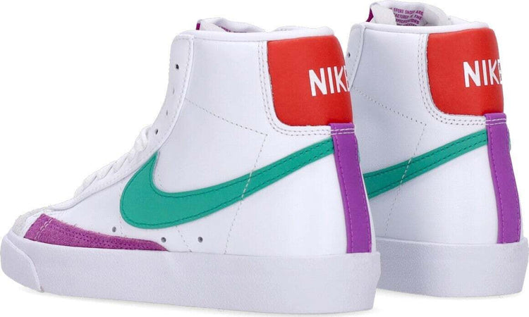 Nike-Scarpa-Alta-Donna-W-Blazer-Mid-77-White/stadium-Green/picante-Red-da-donna
