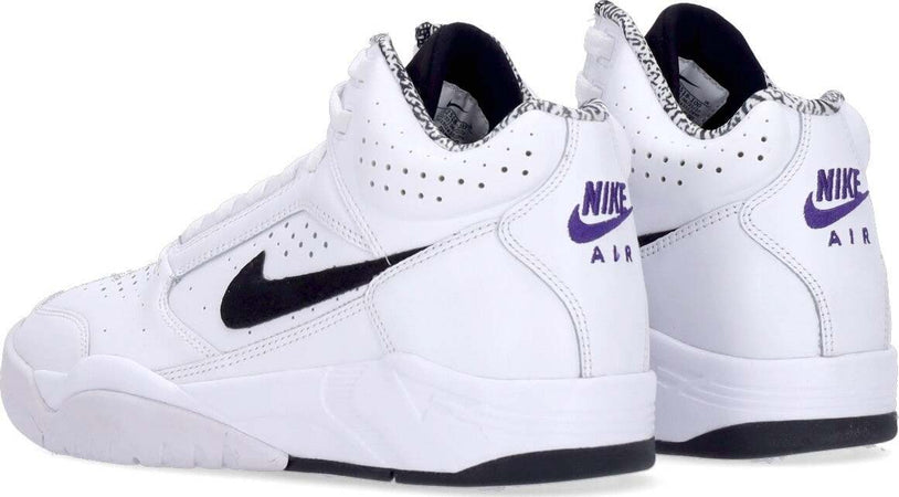 Nike-Scarpa-Alta-Uomo-Air-Flight-Lite-Mid-White/black-da-uomo