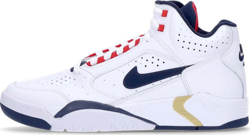 Nike-Scarpa-Alta-Uomo-Air-Flight-Lite-Mid-White/midnight-Navy/university-Red-da-uomo