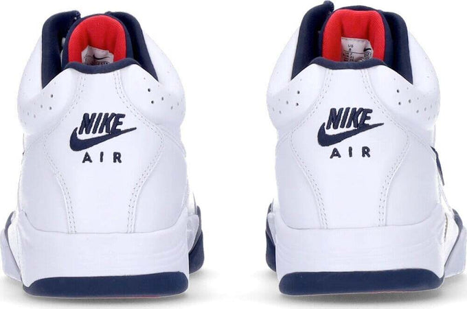 Nike-Scarpa-Alta-Uomo-Air-Flight-Lite-Mid-White/midnight-Navy/university-Red-da-uomo