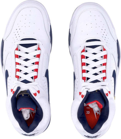 Nike-Scarpa-Alta-Uomo-Air-Flight-Lite-Mid-White/midnight-Navy/university-Red-da-uomo