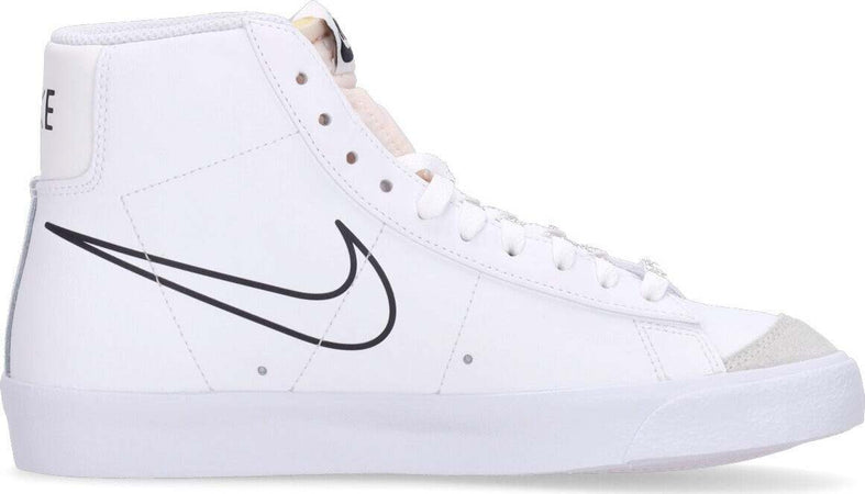 Nike-Scarpa-Alta-Uomo-Blazer-Mid-77-White/black/bright-Mandarin/medium-Ash-da-uomo
