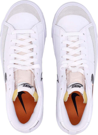 Nike-Scarpa-Alta-Uomo-Blazer-Mid-77-White/black/bright-Mandarin/medium-Ash-da-uomo