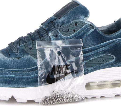 Nike-Scarpa-Bassa-Donna-W-Air-Max-90-Prm-Ash-Green/ash-Green/metallic-Silver-da-donna