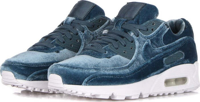 Nike-Scarpa-Bassa-Donna-W-Air-Max-90-Prm-Ash-Green/ash-Green/metallic-Silver-da-donna
