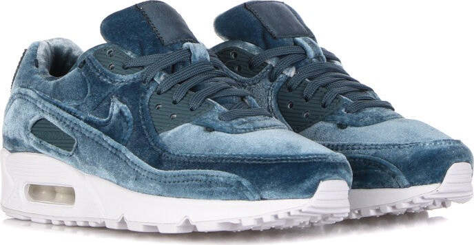 Nike-Scarpa-Bassa-Donna-W-Air-Max-90-Prm-Ash-Green/ash-Green/metallic-Silver-da-donna