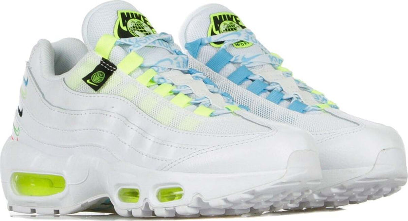 Nike-Scarpa-Bassa-Donna-W-Air-Max-95-Se-White/white/volt/blue-Fury-da-donna