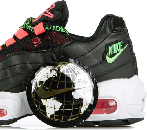 Nike-Scarpa-Bassa-Donna-W-Air-Max-95-Se-Worldwide-Black/green-Strike/flash-Crimson/white-da-donna