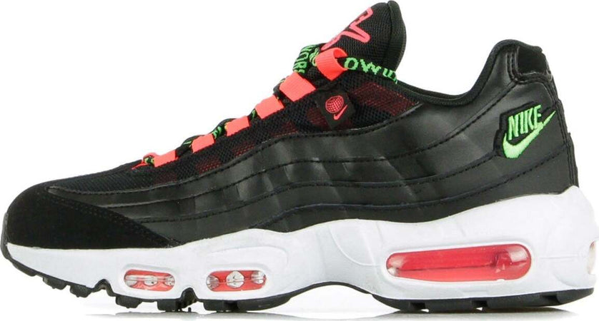Nike-Scarpa-Bassa-Donna-W-Air-Max-95-Se-Worldwide-Black/green-Strike/flash-Crimson/white-da-donna