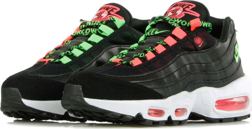Nike-Scarpa-Bassa-Donna-W-Air-Max-95-Se-Worldwide-Black/green-Strike/flash-Crimson/white-da-donna