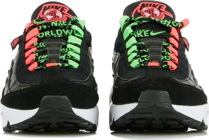 Nike-Scarpa-Bassa-Donna-W-Air-Max-95-Se-Worldwide-Black/green-Strike/flash-Crimson/white-da-donna