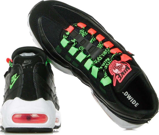 Nike-Scarpa-Bassa-Donna-W-Air-Max-95-Se-Worldwide-Black/green-Strike/flash-Crimson/white-da-donna