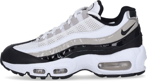 Nike-Scarpa-Bassa-Donna-W-Air-Max-95-White/black/lt-Iron-Ore/university-Red-da-donna