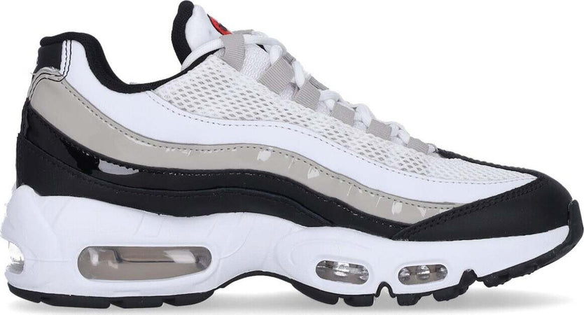 Nike-Scarpa-Bassa-Donna-W-Air-Max-95-White/black/lt-Iron-Ore/university-Red-da-donna