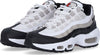 Nike-Scarpa-Bassa-Donna-W-Air-Max-95-White/black/lt-Iron-Ore/university-Red-da-donna