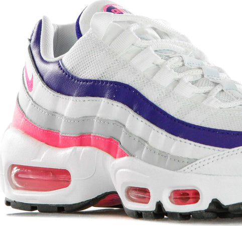 Nike-Scarpa-Bassa-Donna-W-Air-Max-95-White/hyper-Pink/concord/pure-Platinum-da-donna