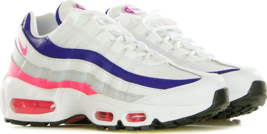 Nike-Scarpa-Bassa-Donna-W-Air-Max-95-White/hyper-Pink/concord/pure-Platinum-da-donna