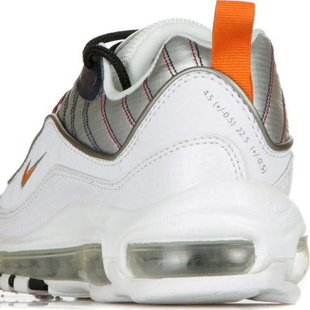 Nike-Scarpa-Bassa-Donna-W-Air-Max-98-Premium-White/starfish/wolf-Grey/gym-Red-da-donna