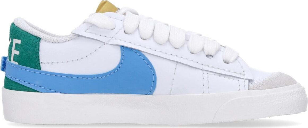 Nike-Scarpa-Bassa-Donna-W-Blazer-Low-77-Jumbo-White/malachite/university-Blue-da-donna