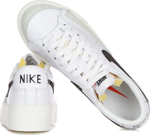 Nike-Scarpa-Bassa-Donna-W-Blazer-Low-Platform-White/black/sail/team-Orange-da-donna