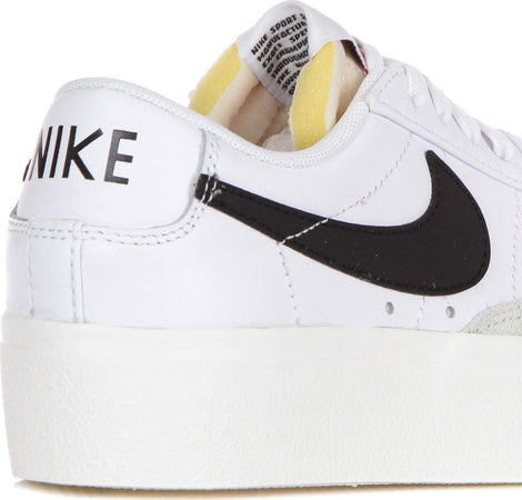 Nike-Scarpa-Bassa-Donna-W-Blazer-Low-Platform-White/black/sail/team-Orange-da-donna
