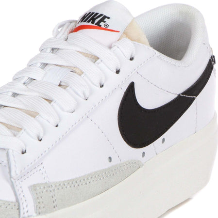 Nike-Scarpa-Bassa-Donna-W-Blazer-Low-Platform-White/black/sail/team-Orange-da-donna