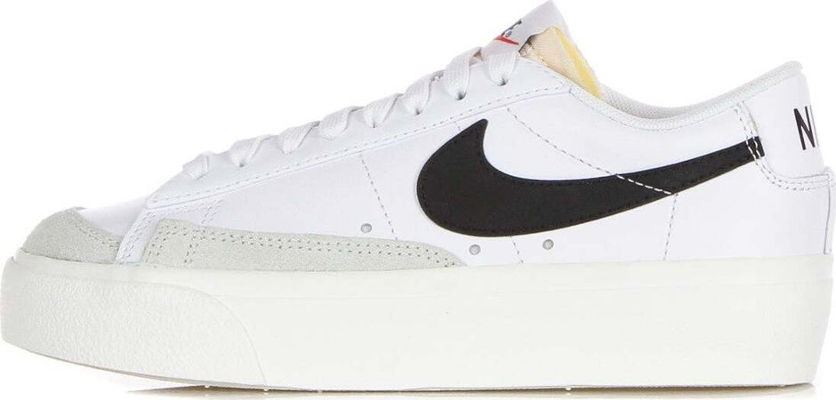 Nike-Scarpa-Bassa-Donna-W-Blazer-Low-Platform-White/black/sail/team-Orange-da-donna