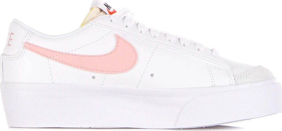 Nike-Scarpa-Bassa-Donna-W-Blazer-Low-Platform-White/pink-Glaze/summit-White/black-da-donna