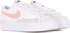 Nike-Scarpa-Bassa-Donna-W-Blazer-Low-Platform-White/pink-Glaze/summit-White/black-da-donna