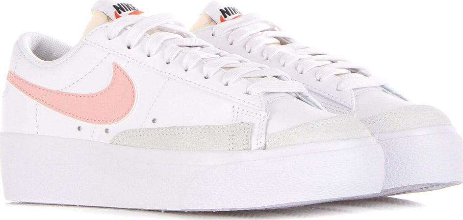 Nike-Scarpa-Bassa-Donna-W-Blazer-Low-Platform-White/pink-Glaze/summit-White/black-da-donna