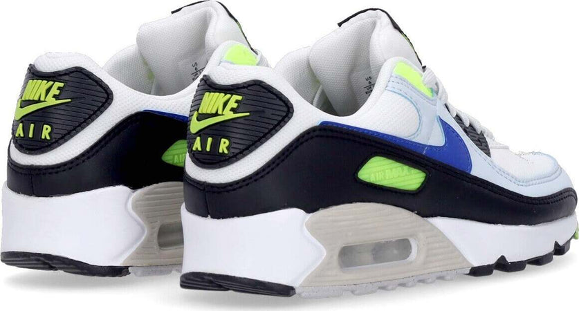 Nike-Scarpa-Bassa-Donna-Wmns-Air-Max-90-Summit-White/racer-Blue/volt/blue-Tint-da-donna