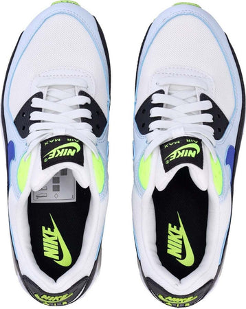 Nike-Scarpa-Bassa-Donna-Wmns-Air-Max-90-Summit-White/racer-Blue/volt/blue-Tint-da-donna