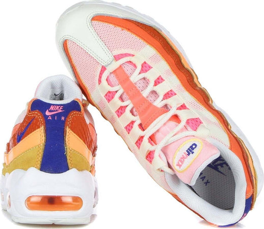 Nike-Scarpa-Bassa-Donna-Wmns-Air-Max-95-Campfire-Orange/racer-Blue/sail-da-donna