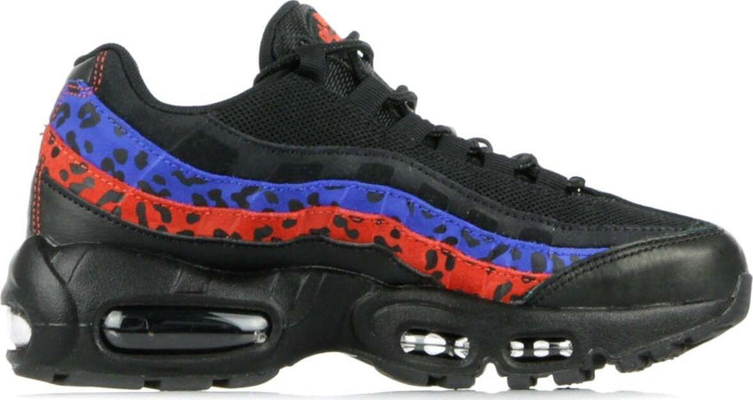 Nike-Scarpa-Bassa-Donna-Wmns-Air-Max-95-Prm-Animal-Black/black/habanero-Red/racer-Blue-da-donna