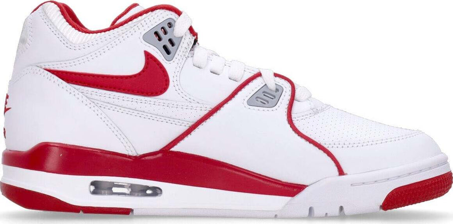 Nike-Scarpa-Bassa-Uomo-Air-Flight-89-Og-White/varsity-Red/wolf-Grey-da-uomo
