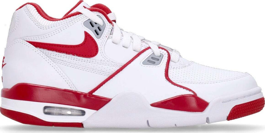 Nike-Scarpa-Bassa-Uomo-Air-Flight-89-Og-White/varsity-Red/wolf-Grey-da-uomo
