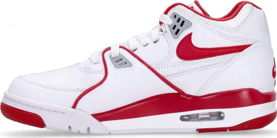 Nike-Scarpa-Bassa-Uomo-Air-Flight-89-Og-White/varsity-Red/wolf-Grey-da-uomo