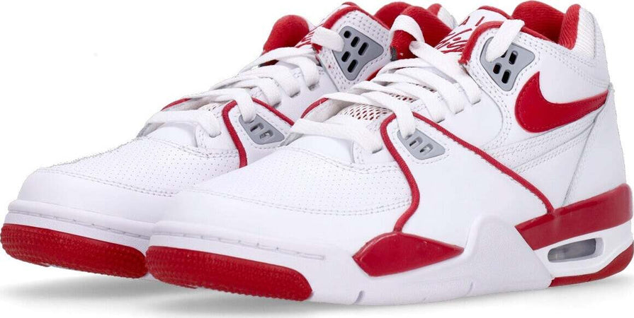 Nike-Scarpa-Bassa-Uomo-Air-Flight-89-Og-White/varsity-Red/wolf-Grey-da-uomo