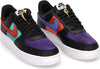 Nike-Scarpa-Bassa-Uomo-Air-Force-1-'07-Lv8-Emb-Black/gym-Red/washed-Teal/court-Purple-da-uomo