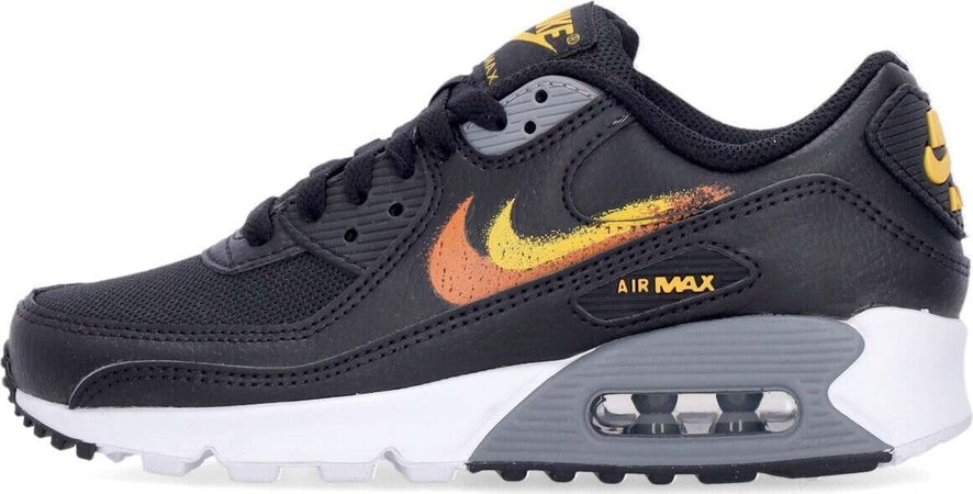 Nike-Scarpa-Bassa-Uomo-Air-Max-90-Black/safety-Orange/university-Gold-da-uomo