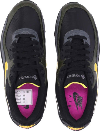 Nike-Scarpa-Bassa-Uomo-Air-Max-90-Gtx-Black/tour-Yellow/cargo-Khaki/iron-Grey-da-uomo