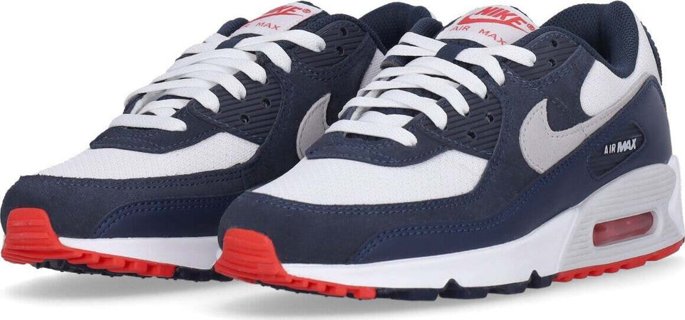 Nike-Scarpa-Bassa-Uomo-Air-Max-90-Obsidian/pure-Platinum/white/track-Red-da-uomo