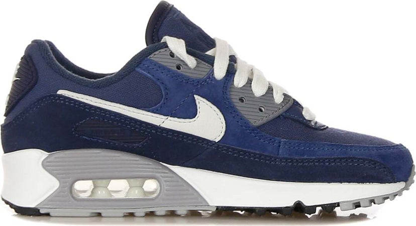 Nike-Scarpa-Bassa-Uomo-Air-Max-90-Premium-Obsidian/summit-White/midnight-Navy-da-uomo