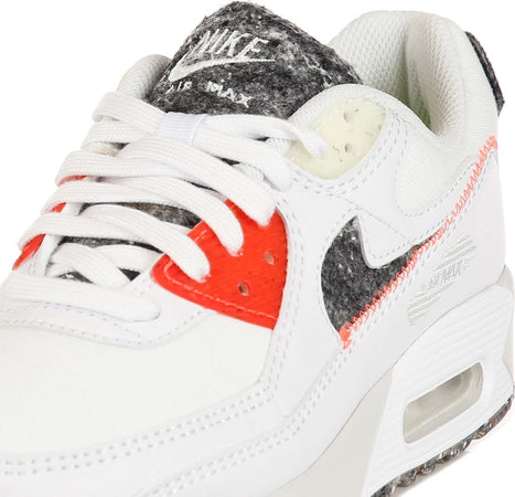 Nike-Scarpa-Bassa-Uomo-Air-Max-90-White/photon-Dust/bright-Crimson-da-uomo