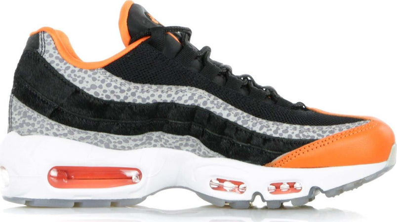 Nike-Scarpa-Bassa-Uomo-Air-Max-95-Black/black/granite/safety-Orange-da-uomo