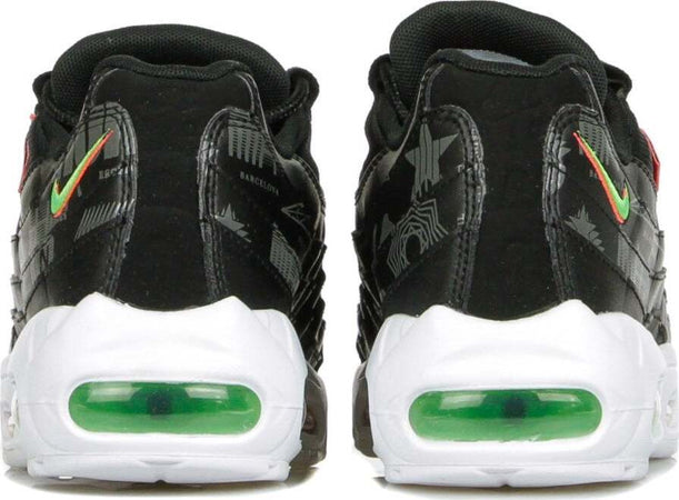 Nike-Scarpa-Bassa-Uomo-Air-Max-95-Black/white/green-Strike/flash-Crimson-da-uomo